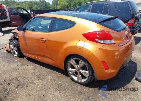 2016 Hyundai Veloster from USA, damaged, VIN KMHTC6AD8GU285909
